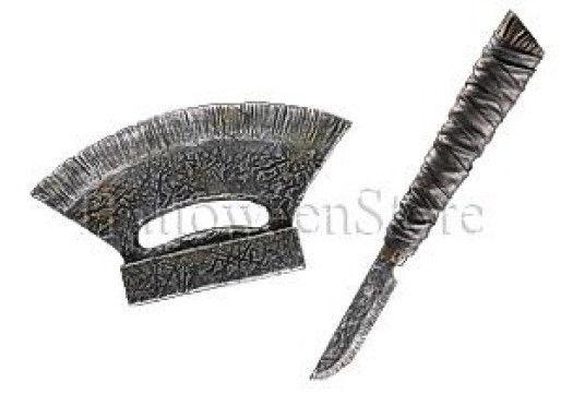 Hidden Dagger 2 in 1 Weapon Axe and Dagger in 1 by HalloweenStore.com