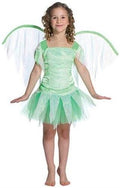 Lime Green Fantasy Fairy Teen Costume with Wings by HalloweenStore.com