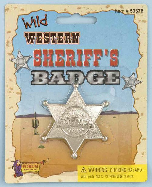 Wild Western Sheriff's Badge by HalloweenStore.com