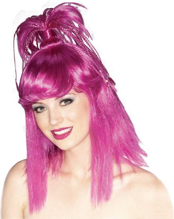 Purple Genie Wig by HalloweenStore.com