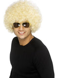 Blonde Funky Afro Wig by HalloweenStore.com