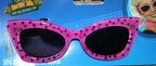Pink 50's Style Frames Glasses with Black Polka Dots and Tinted Lenses by HalloweenStore.com