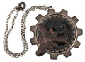Steampunk Large Propeller Antique Gear Costume Necklace Jewelry by HalloweenStore.com