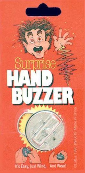 Surprise Hand Buzzer Gag Joke Prank by HalloweenStore.com