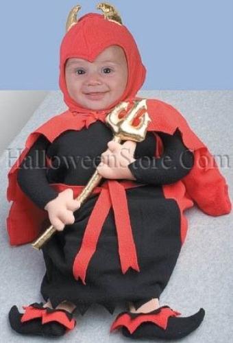 Devil Baby Costume Bunting 0-6 months by HalloweenStore.com