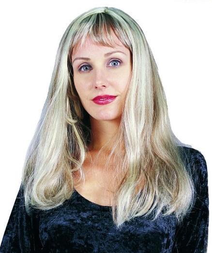 Christine Two Tone Blonde Brown Mix Adult Costume Wig by HalloweenStore.com