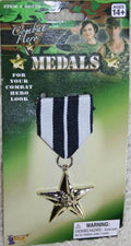 Combat Hero Single Military Medal Costume Accessory by HalloweenStore.com