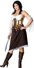 Maiden of the Seas Full Figure Pirate Plus Size Adult Costume by HalloweenStore.com