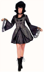 Vampira Adult Costume Gothic Marie Antoinette S/M 2-8 by HalloweenStore.com