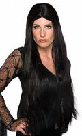 28" Long Black Witch Wig by HalloweenStore.com