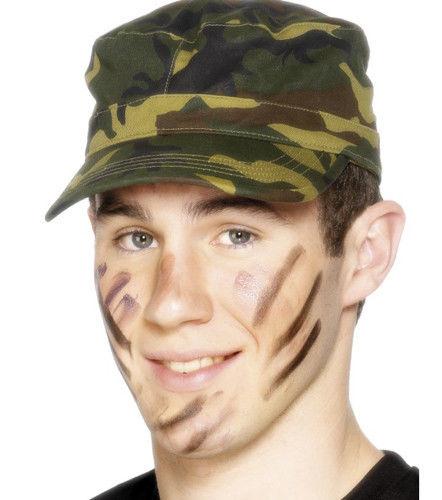Camouflage Army Cap Costume Hat by HalloweenStore.com
