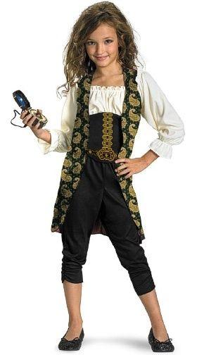 Pirates of the Caribbean: Angelica Pirate Classic Child Costume Size Medium by HalloweenStore.com