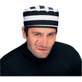 Prisoner Convict Jailbird Black and White Hat by HalloweenStore.com