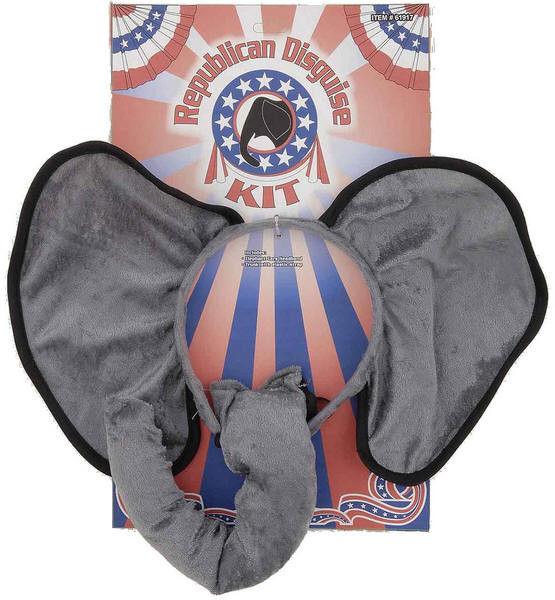 Republican Political Disguise Elephant Animal Costume Kit by HalloweenStore.com