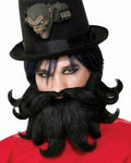 Scoundrel Black Moustache and Beard by HalloweenStore.com