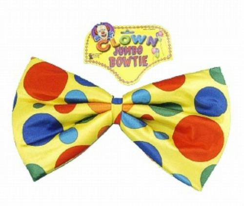 Jumbo Foam Clown Bow Tie Costume Accessory by HalloweenStore.com