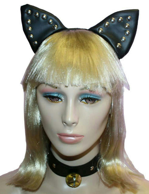 Sexy Cat Collar and Ears Costume Accessory Kit by HalloweenStore.com