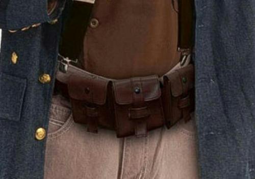 Brown Steampunk Utility Pouch Belt Costume Accessory by HalloweenStore.com