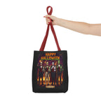 Halloween Vampire Tote Bag — Gothic Dracula Trick Canvas Tote by Printify