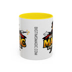 Magic Logo Coffee Mug — "Big Tim's Magic Emporium" Accent Mug (11/15oz) by Printify