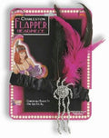 Pink and Black Flapper Roaring 20's Charleston Headpiece by HalloweenStore.com