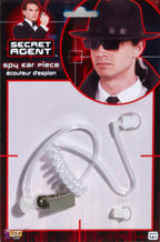Secret Agent Gentleman Spy Fake Ear Piece Costume Accessory by HalloweenStore.com