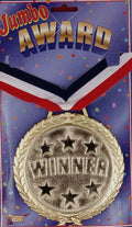Jumbo Winner Medal Award Necklace Medallion by HalloweenStore.com