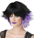 Fantasia Black, Purple, Lavender Gradient Pixie Costume Wig by HalloweenStore.com