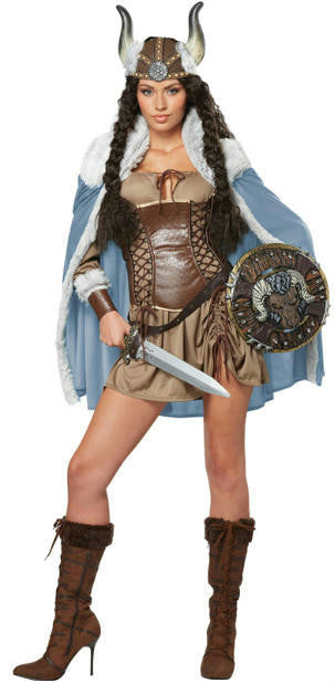 Viking Vixen Sexy Adult Costume Medium 8-10 by HalloweenStore.com