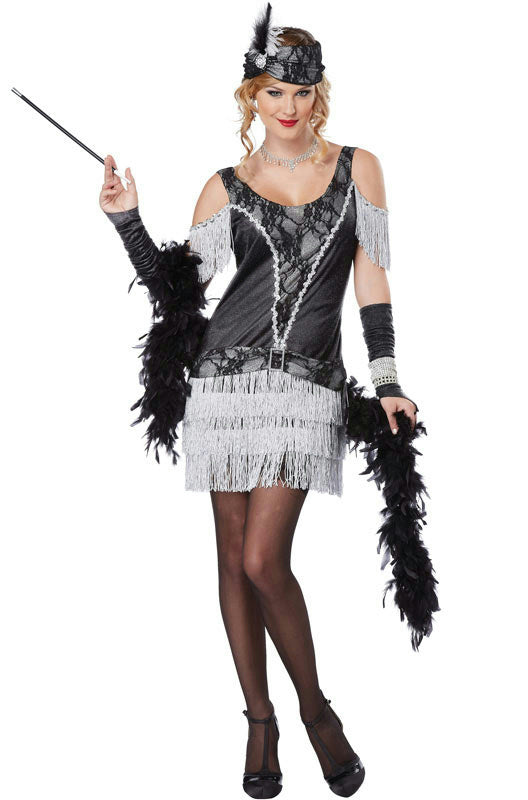 Razzle Dazzle 20's Flapper Adult Costume Size Small 6-8 by HalloweenStore.com