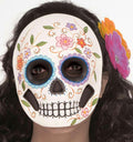 Flowered Female Day Of the Dead Adult Mask Full Face by HalloweenStore.com