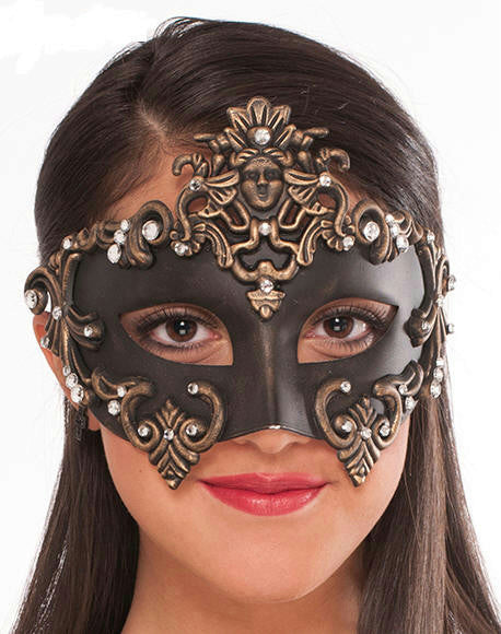 Medieval Fantasy Warrior Goddess Half Mask by HalloweenStore.com