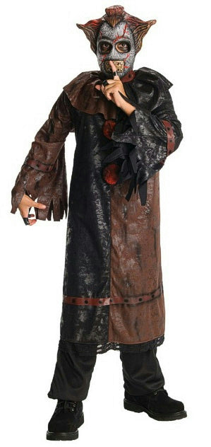 Horrorland Chuckles Evil Clown Costume And Mask Costume Medium 8-10 by HalloweenStore.com
