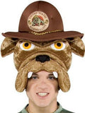 Military Mascot Adult Marine Corps Chesty Bulldog Hat Headpiece by HalloweenStore.com
