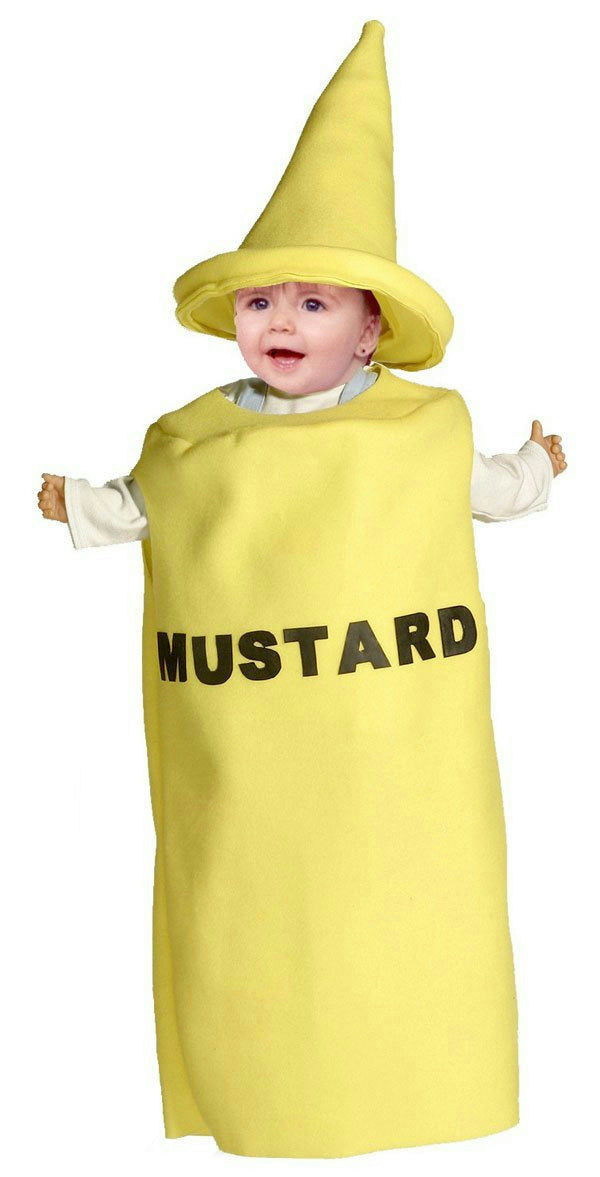 Mustard Condiment Baby Infant Costume 3-9 months by HalloweenStore.com
