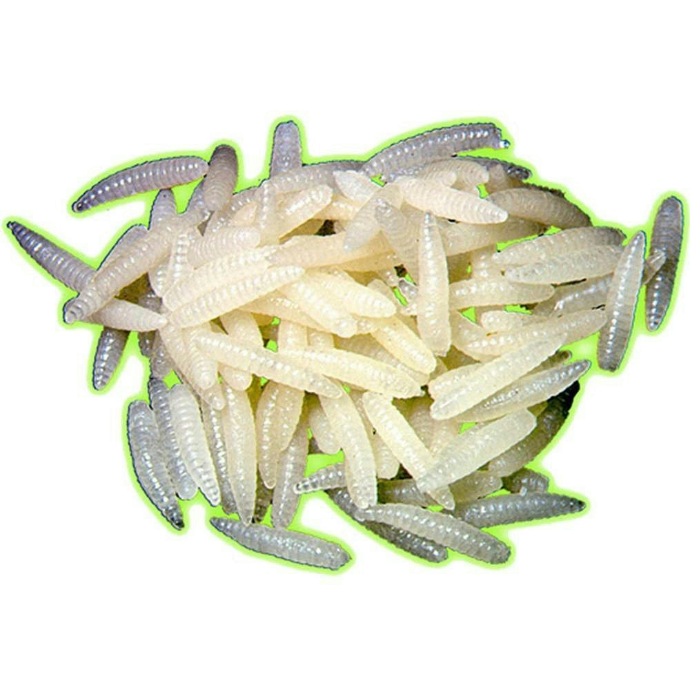 Bag of 48 Glow in the Dark Maggots by HalloweenStore.com
