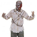 Barbed Wire Zombie Adult Costume Shirt and Mask by HalloweenStore.com