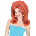 Auburn Red Midwest Momma Big Texas Hair Wig by HalloweenStore.com