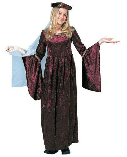 Lady Gwenhyfar Burgundy Child Renaissance Costume Size Medium by HalloweenStore.com