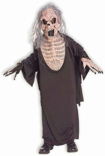 Creeping Death Child Costume Large 12-14 Grim Reaper SCARY Skeleton Zombie by HalloweenStore.com