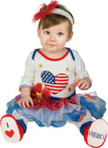 Lil Firecracker Patriotic Tutu Leggings Headband Booties Infant 6-12 months by HalloweenStore.com