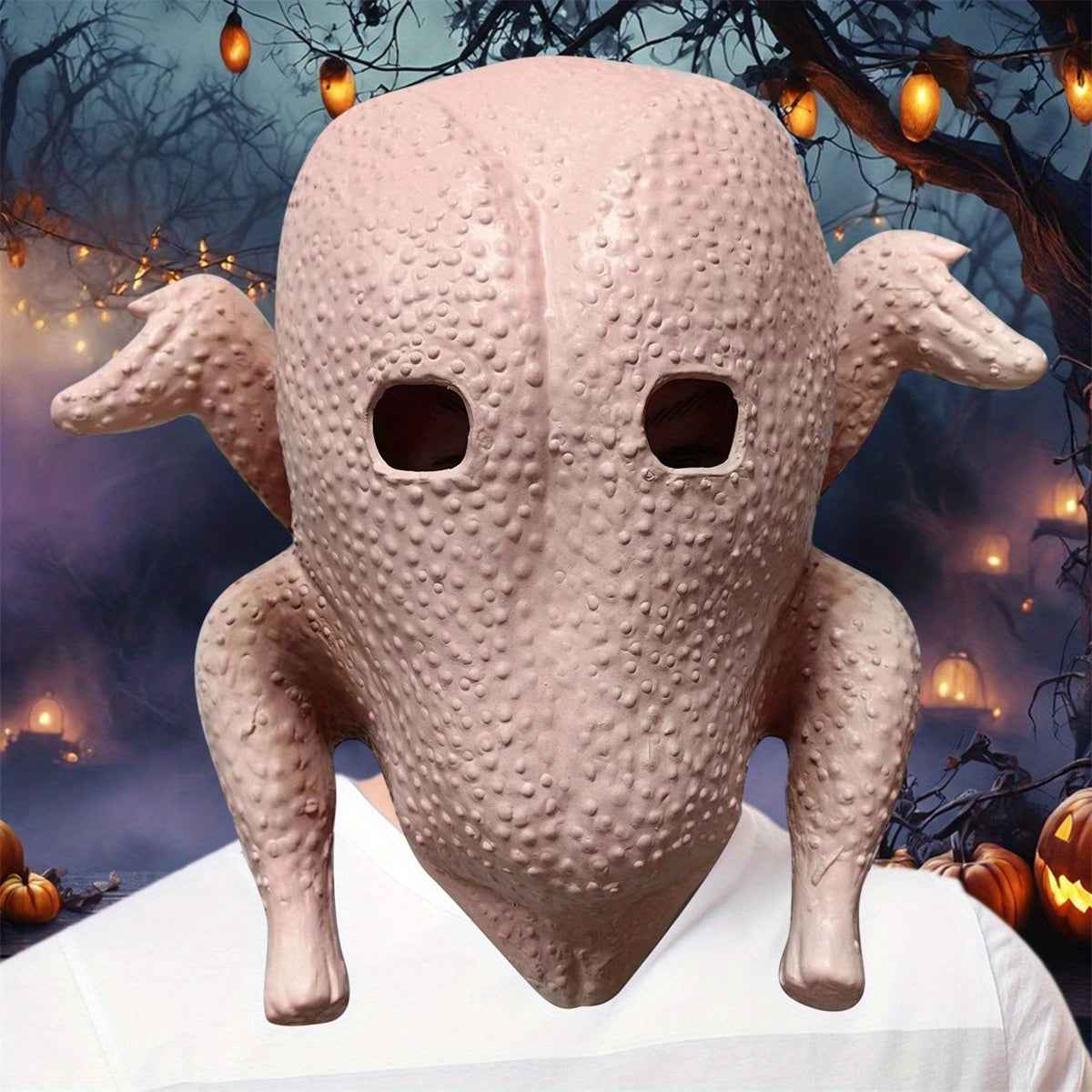 Realistic Chicken Mask - Full Head Latex Costume with Expressive Eyes And Beak, Lightweight And Durable for Halloween, Cosplay, Themed Parties - Suitable for Adults And Teens, a Funny Animal Mask (Easy to Wear), Exquisite Texture Design