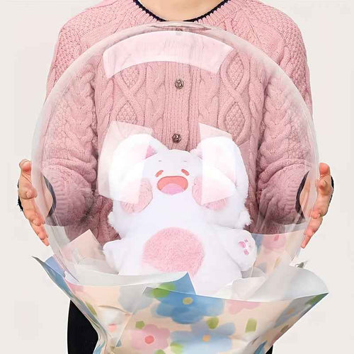 10pcs 26 Inch Enormous Transparent Balloons for Filling, 6 Mother'S Day Pre Stretched Ultra Wide Mouth Valentine'S Day Wave Balloons, Large Transparent Bubble Balloons for Weddings, Birthdays, And Party Decorations