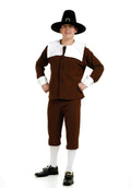 Peter Alan Pilgrim Man Deluxe Adult Costume Size Medium Up to 42 chest by HalloweenStore.com