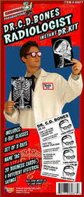 Dr. C. D. Bones Radiologist Kit Humorous Adult Costume Kit by HalloweenStore.com