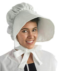 Large White Floppy Brimmed Bonnet Adult Hat by HalloweenStore.com