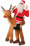 Santa Ride a Reindeer Adult Costume by HalloweenStore.com