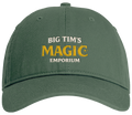 Magic Emporium Washed Cap — 'Big Tim's' Branded Baseball Hat