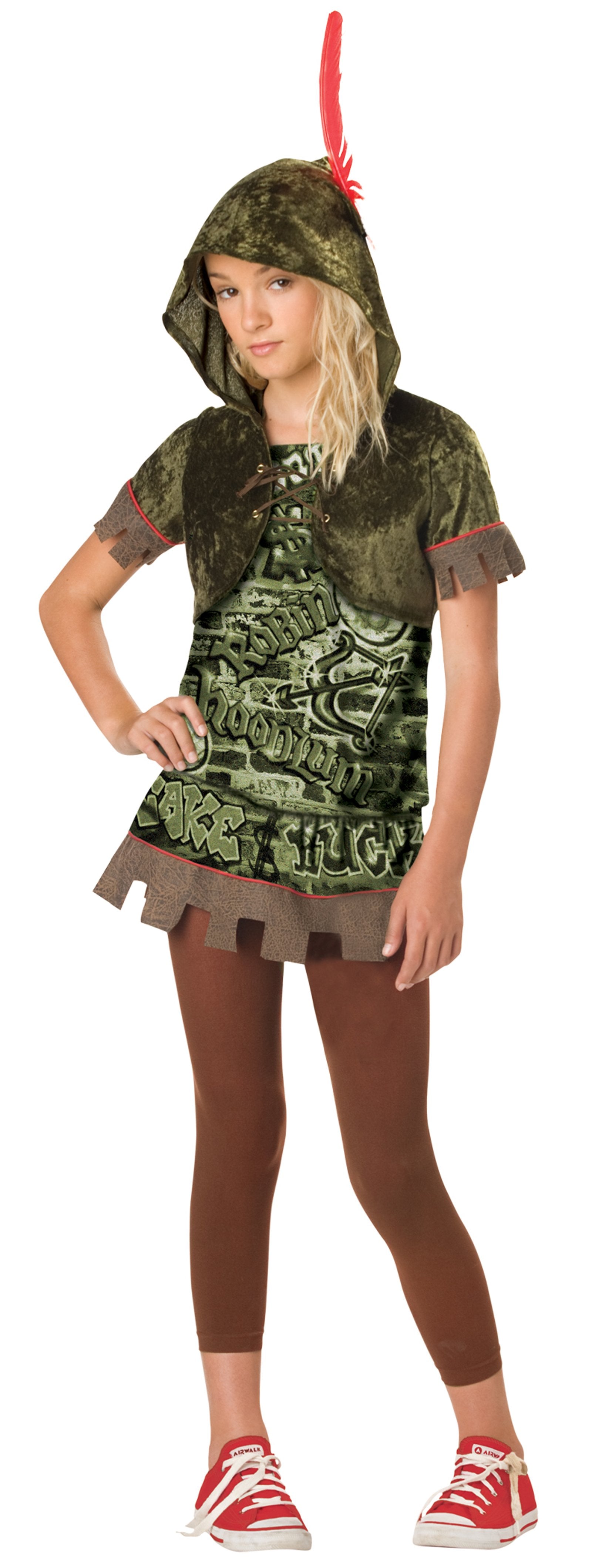Robin Hood Hoodlum Girls Costume Size Medium 10-12 by HalloweenStore.com