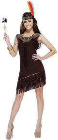 Women's Native American Beauty Costume Dress and Headpiece Medium 8-10 by HalloweenStore.com